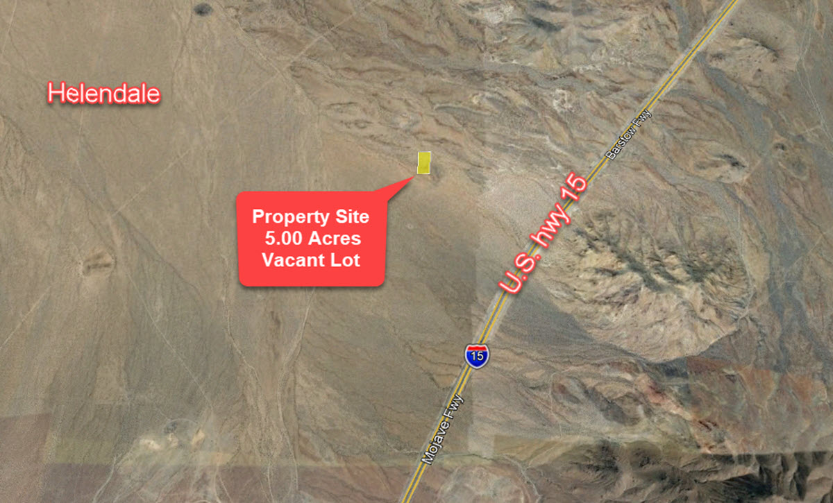 ImageOfProperty_Map2_041828105 5 acres, Wild Wash Rd & Hwy 15, near Helendale, CA