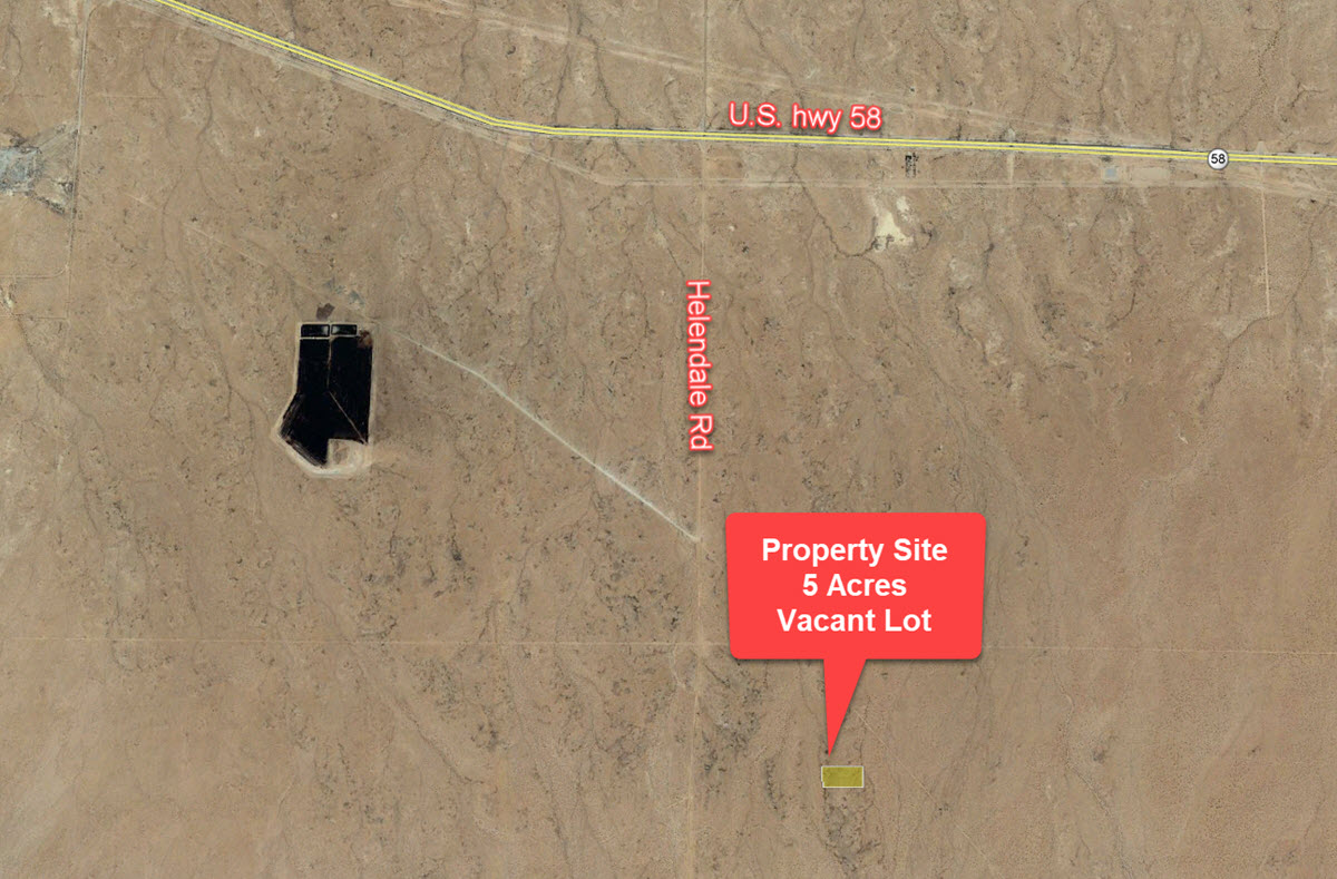 5 Acres near Helendale, CA