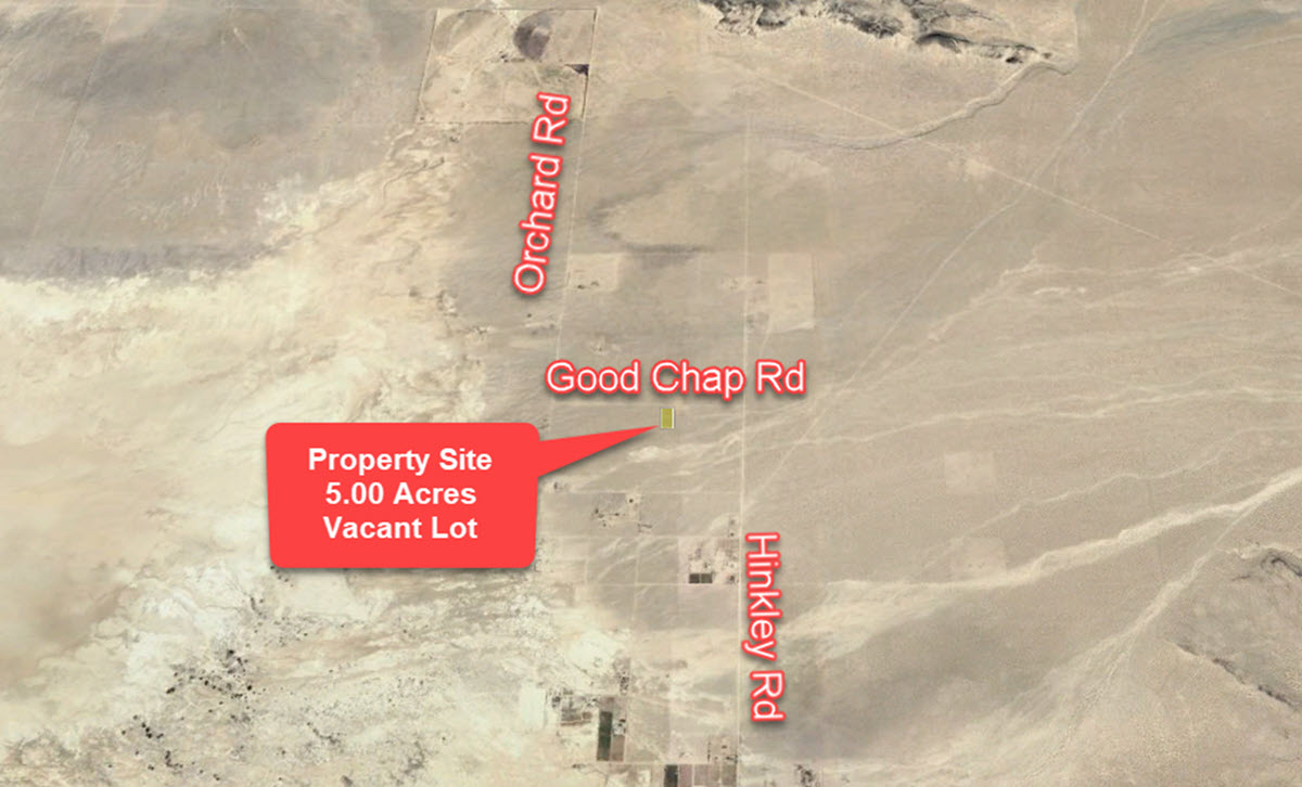 5 acres in Hinkley, CA