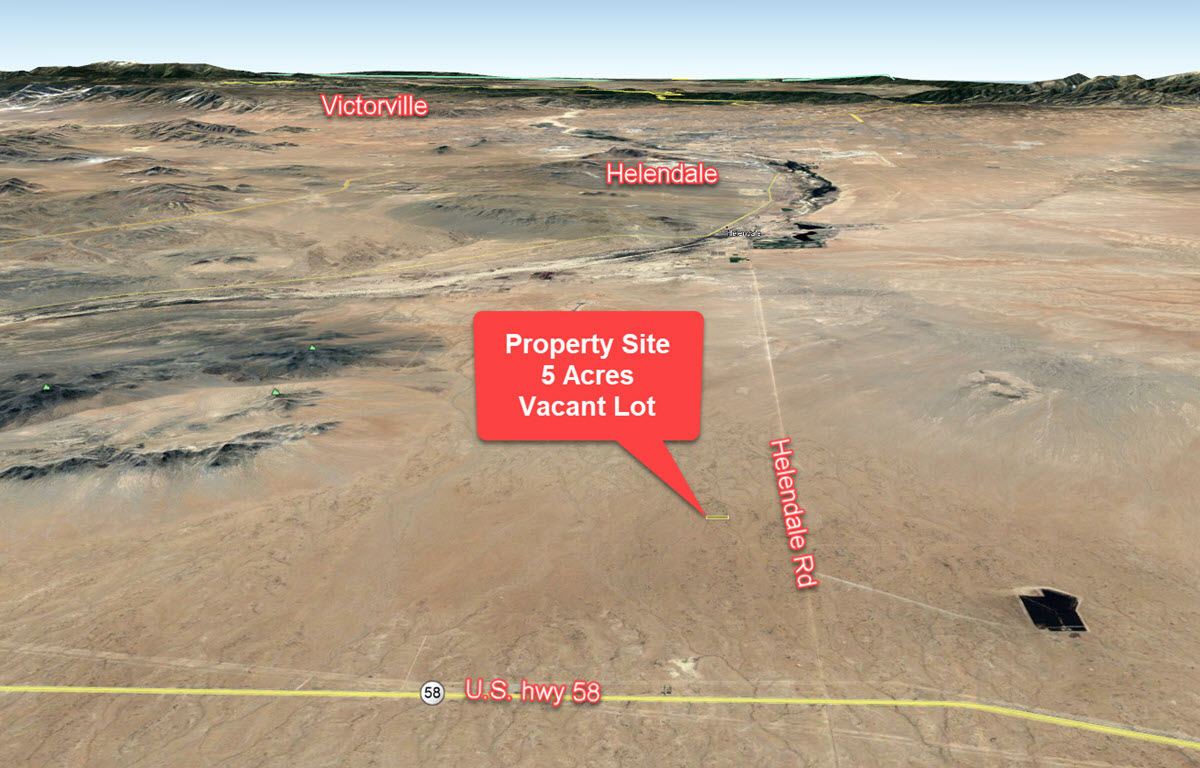 5 Acres near Helendale, CA