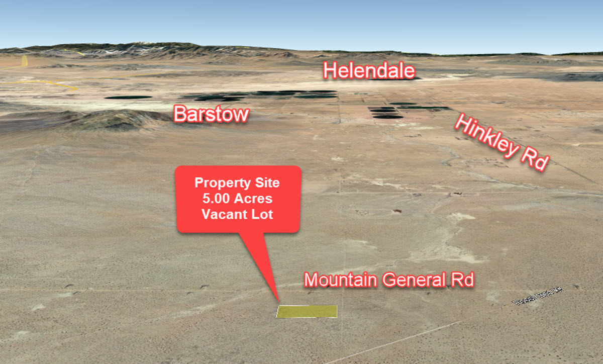 5 Acres North of Barstow, CA