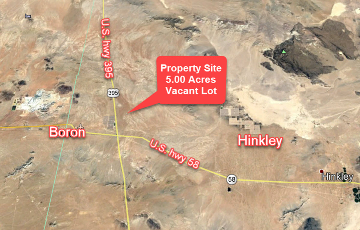 5 acres East of Kramer Hills, CA