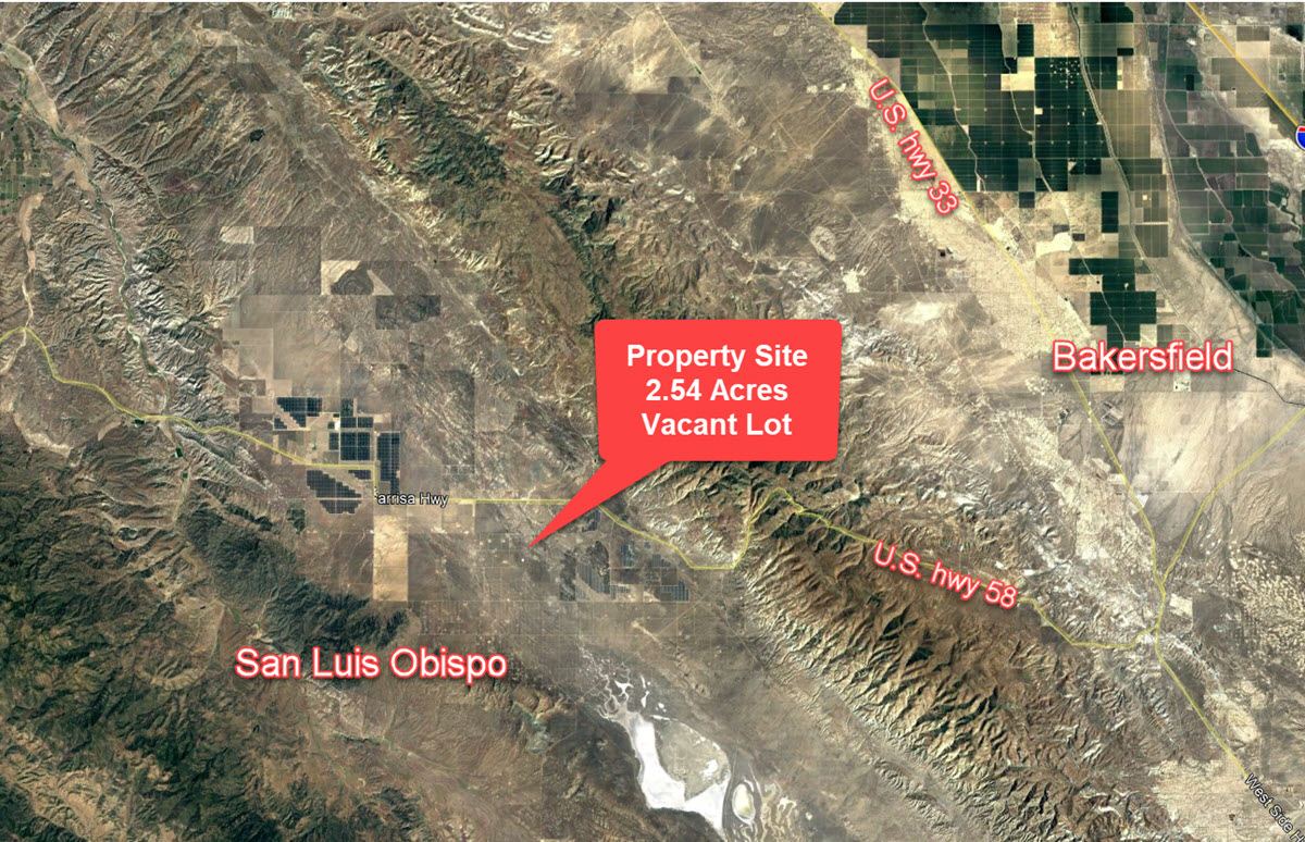 2.54 Acres in San Luis Obispo, CA