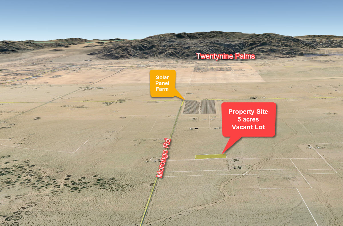ImagesOfProperties_Map2_Terrain_061129156 5 Acres in Twentynine Palms, CA
