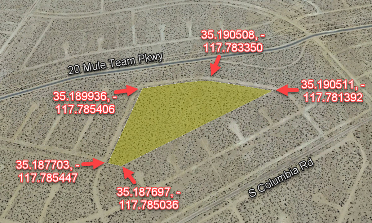 14.25 Acres in North of California City