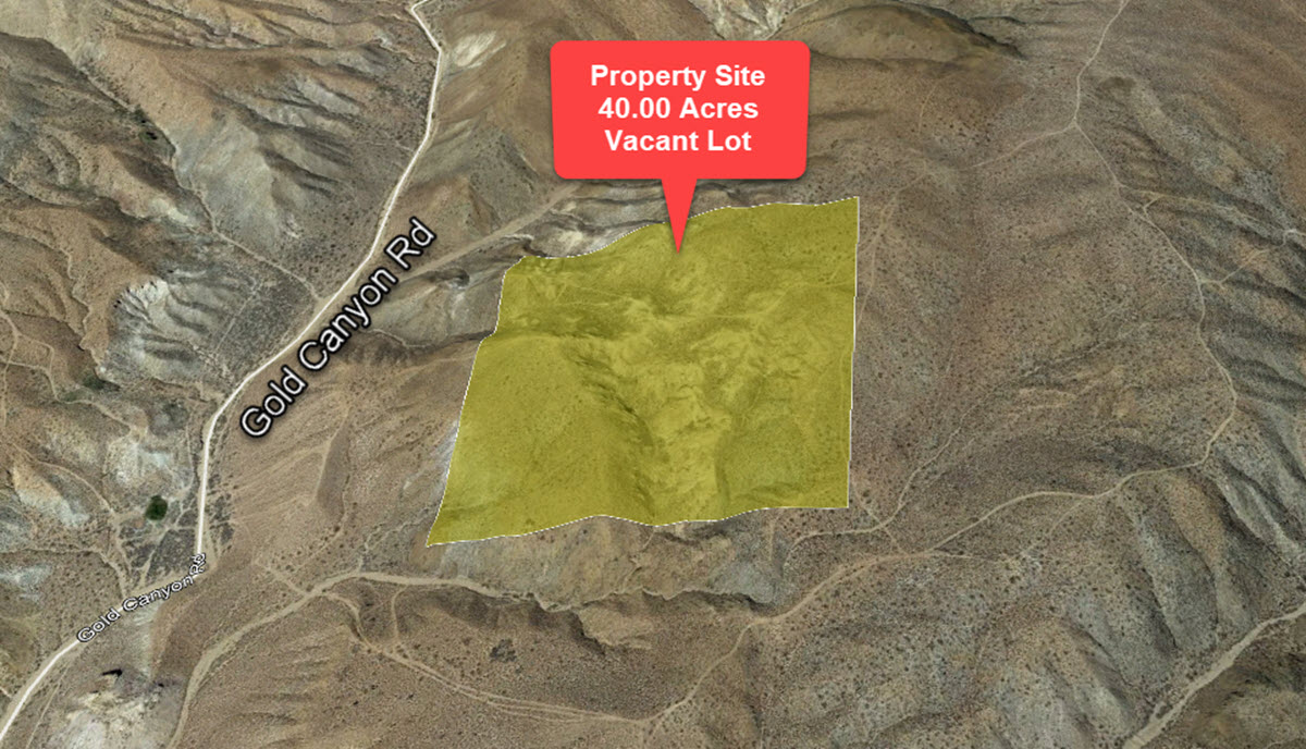 ImageOfProperty_Map1_15317005 40 acres, Red Rock Canyon State Park area