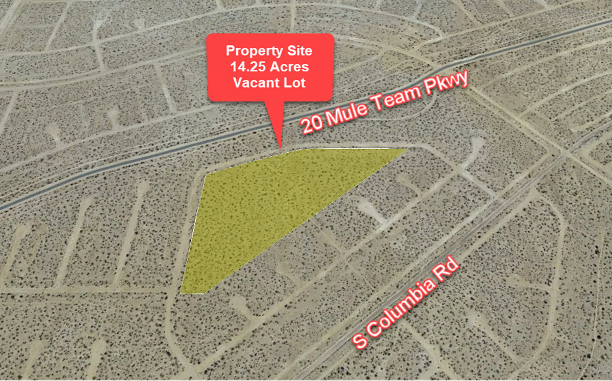 14.25 Acres in North of California City