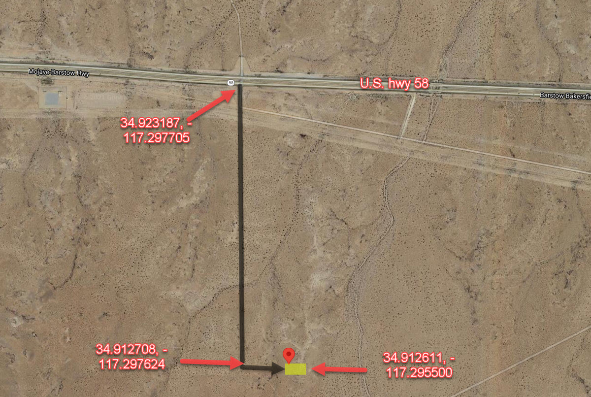 5 Acres in Hinkley, CA, very close to Highway 58