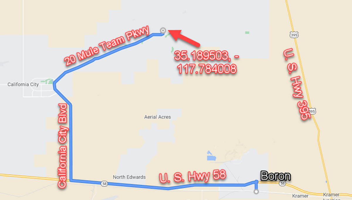 14.25 Acres in North of California City