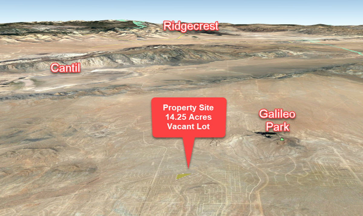 14.25 Acres in North of California City