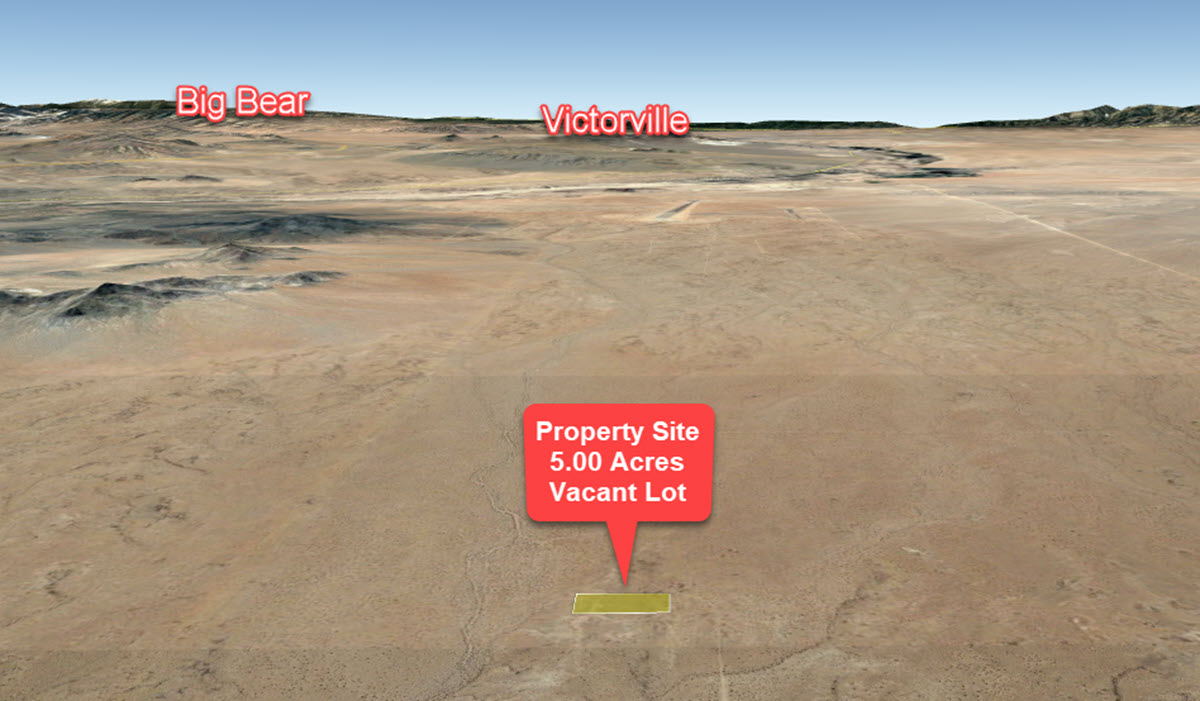 5 Acres in Hinkley, CA, very close to Highway 58