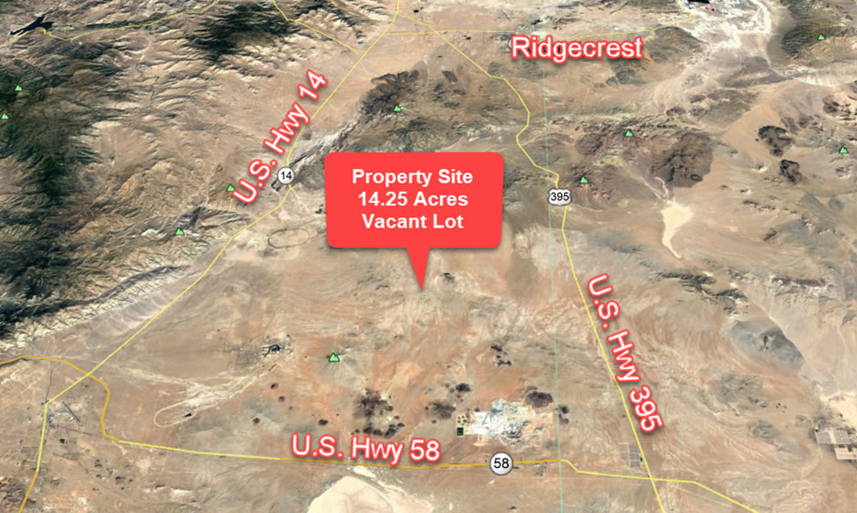 14.25 Acres in North of California City