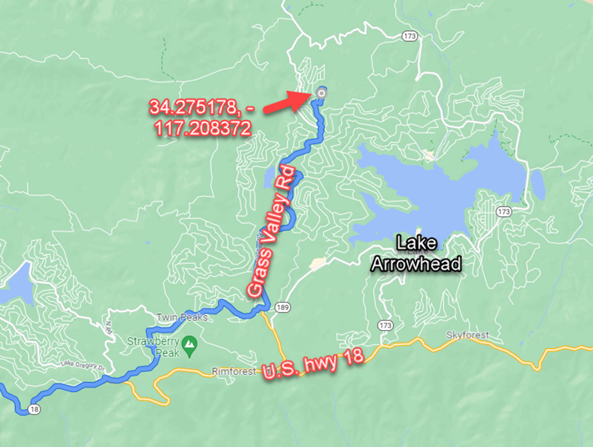 ImageOfProperty_Map1_Directions_034515419 0.06 North of Lake Arrowhead (Gorgeous views)