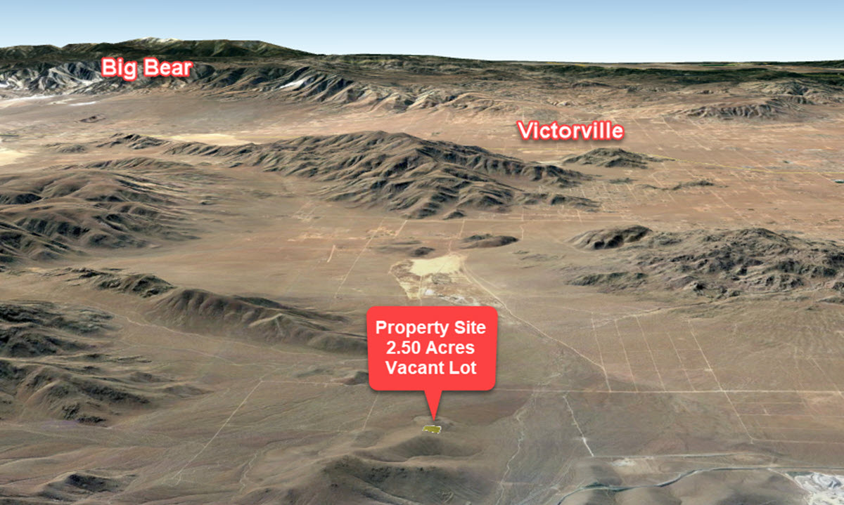 2.5 Acres in East Apple Valley, CA
