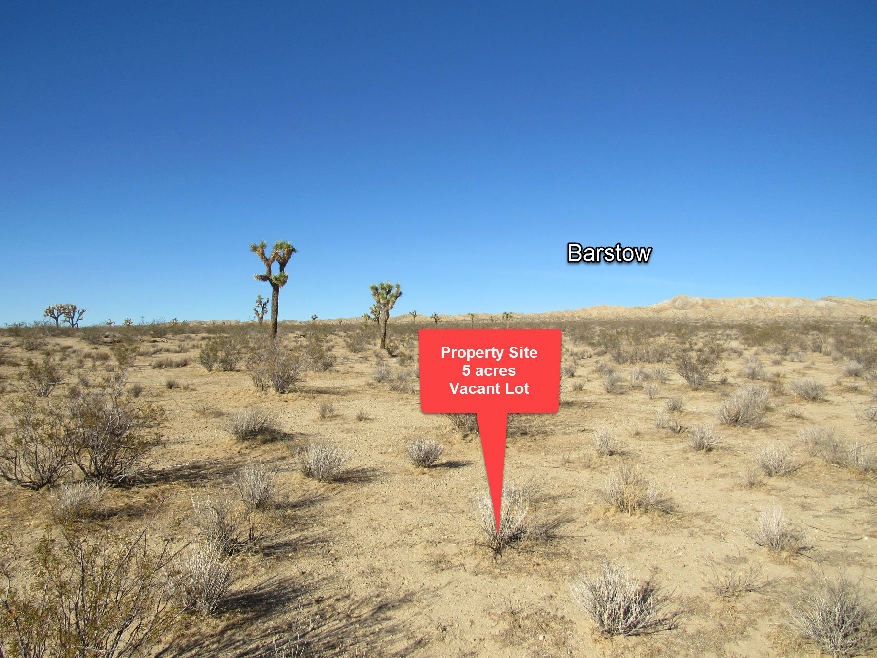 5 Acres North of Barstow