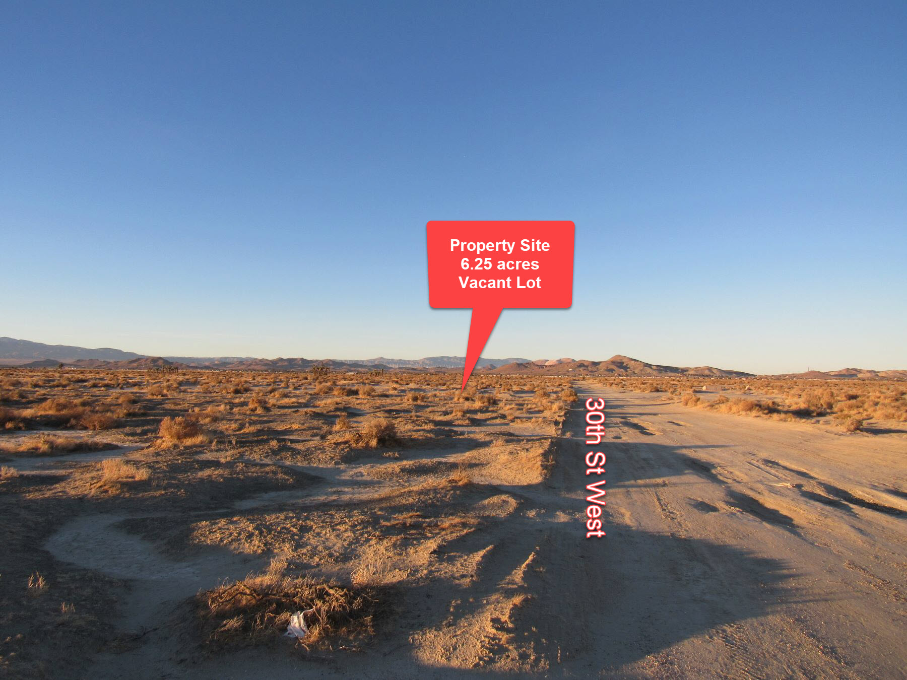 6.25 Acres in Rosamond, CA