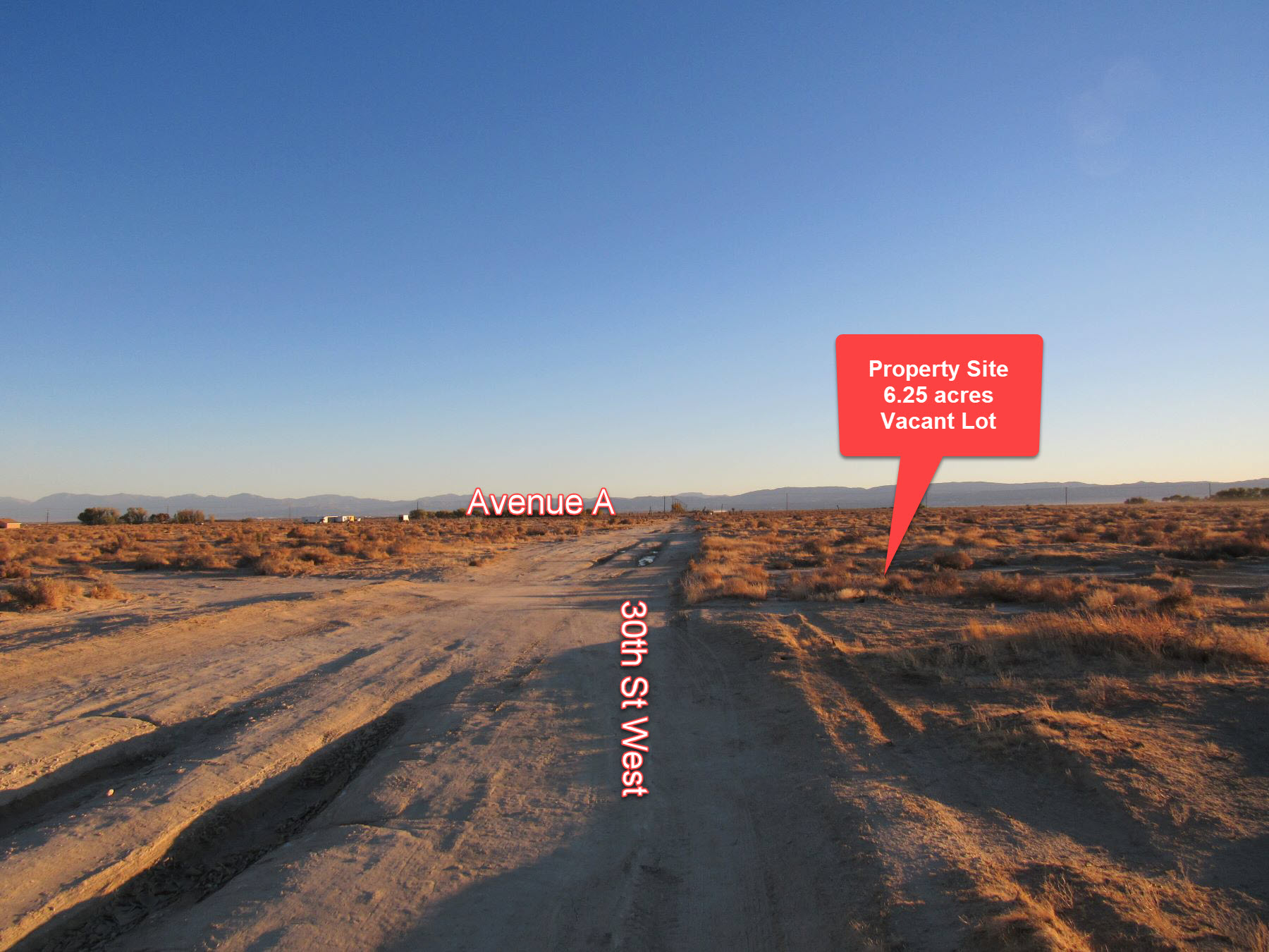 6.25 Acres in Rosamond, CA