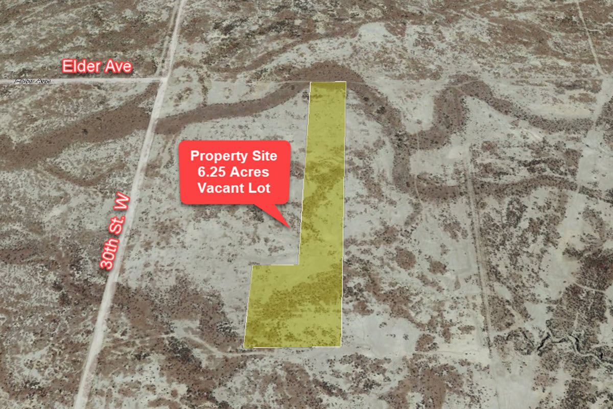 6.25 Acres in Rosamond, CA