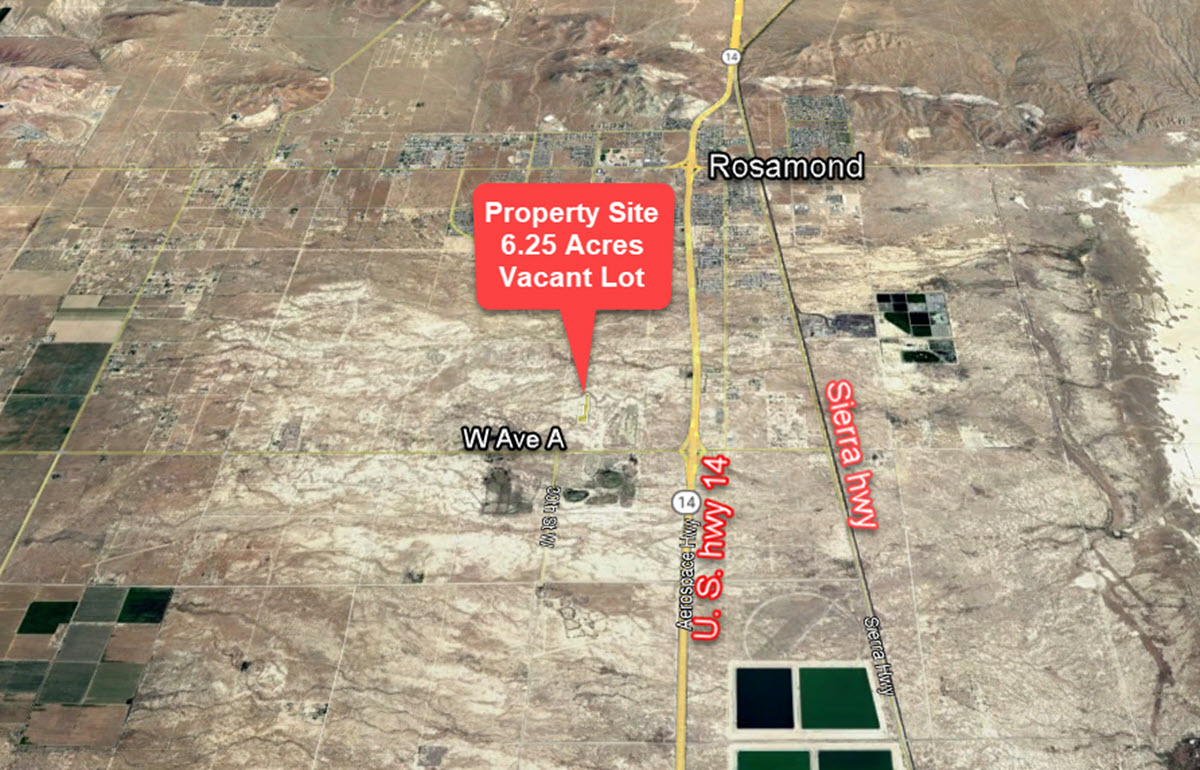 6.25 Acres in Rosamond, CA