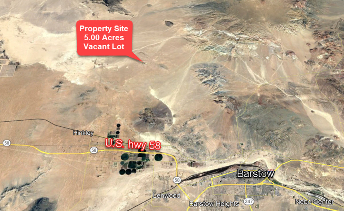 5 Acres North of Barstow