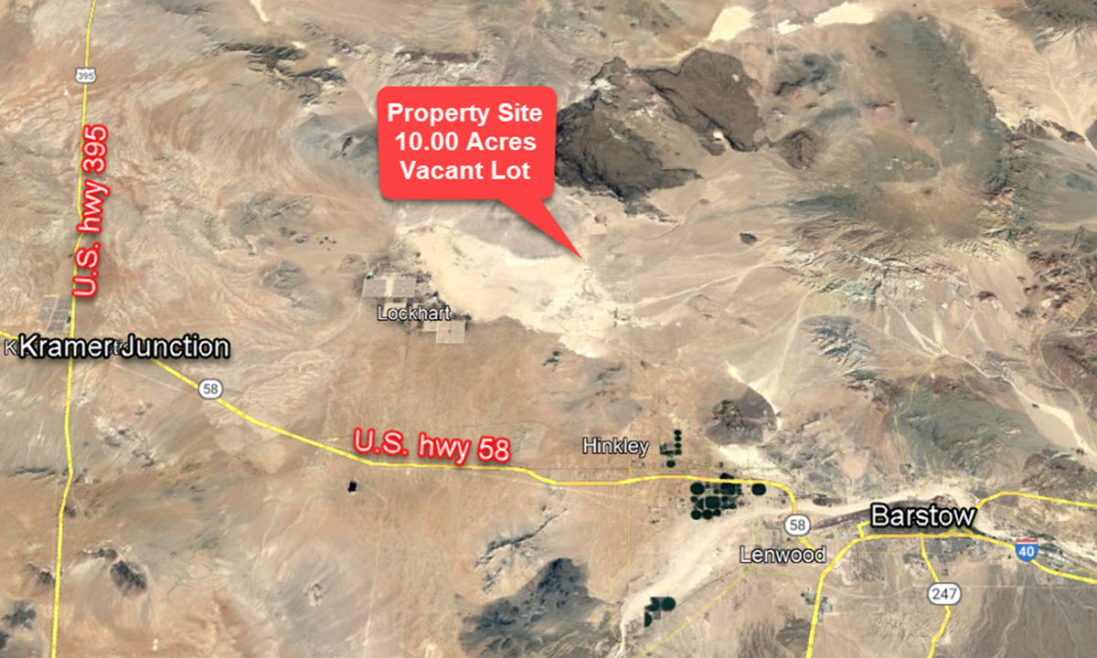 10 Acres Northwest of Barstow