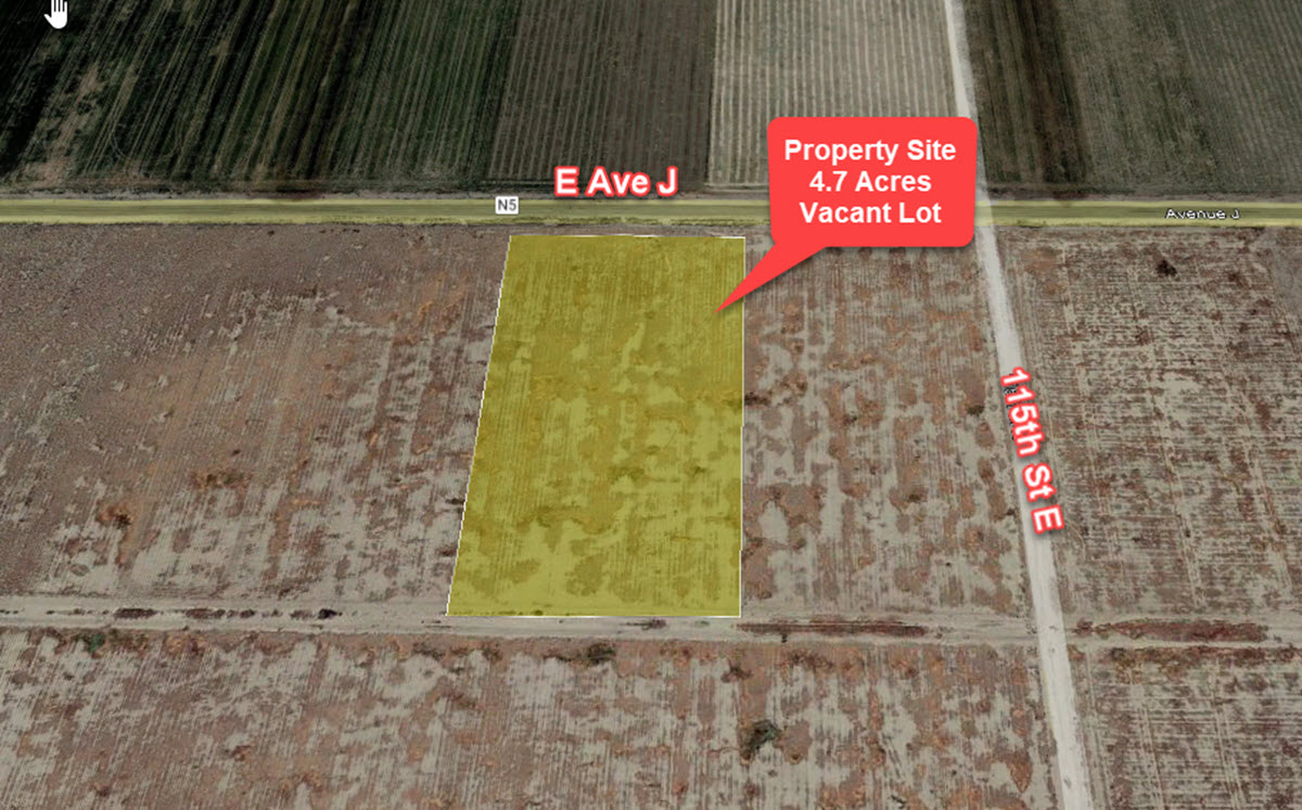 4.7 Acres in Lancaster, CA