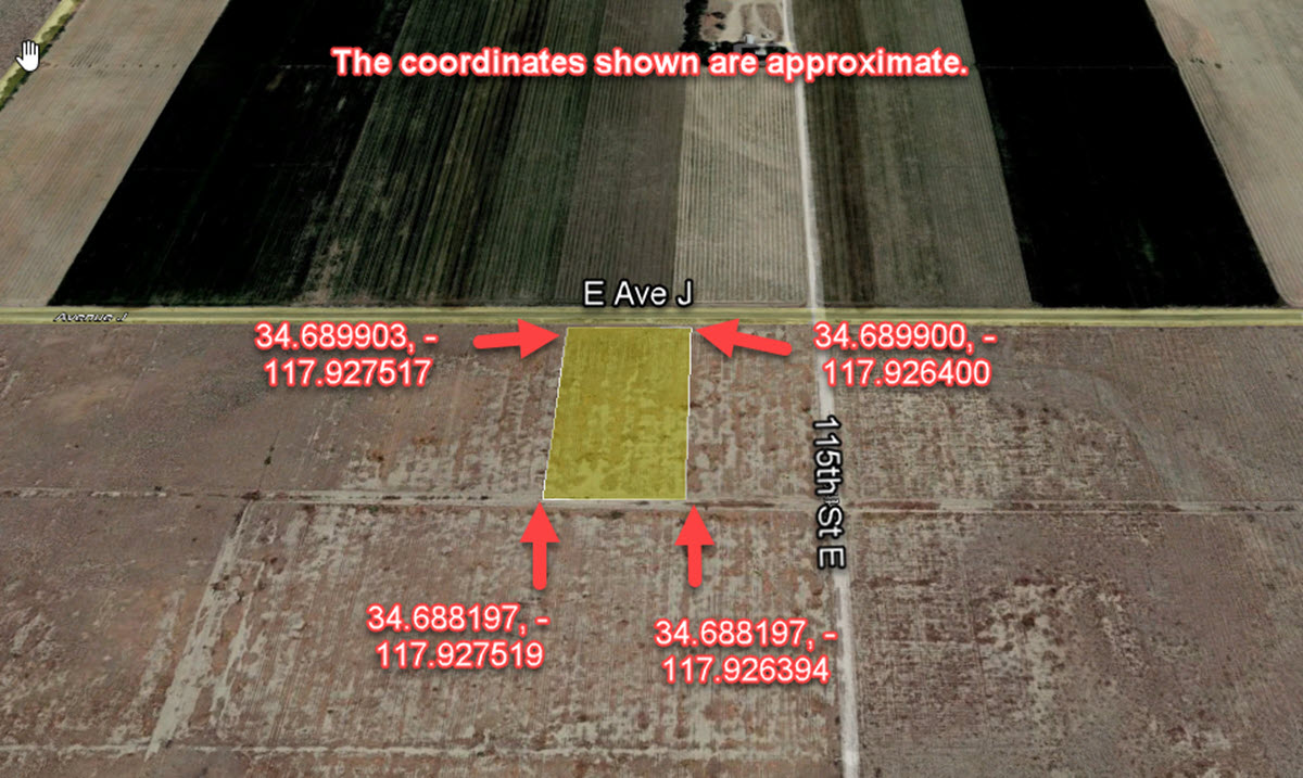 4.7 Acres in Lancaster, CA