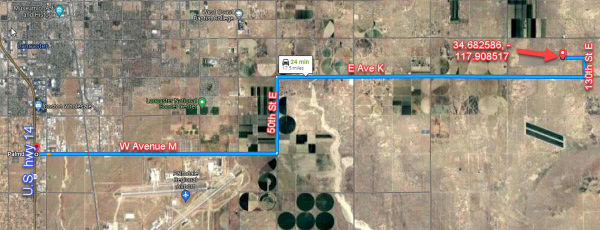 ImageOfProperty_Map1_Directions_3368023037 5 Acres West of Lancaster, CA