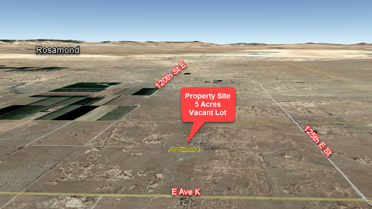 ImageOfProperty_Map1_Terrain_3368023037 5 Acres West of Lancaster, CA