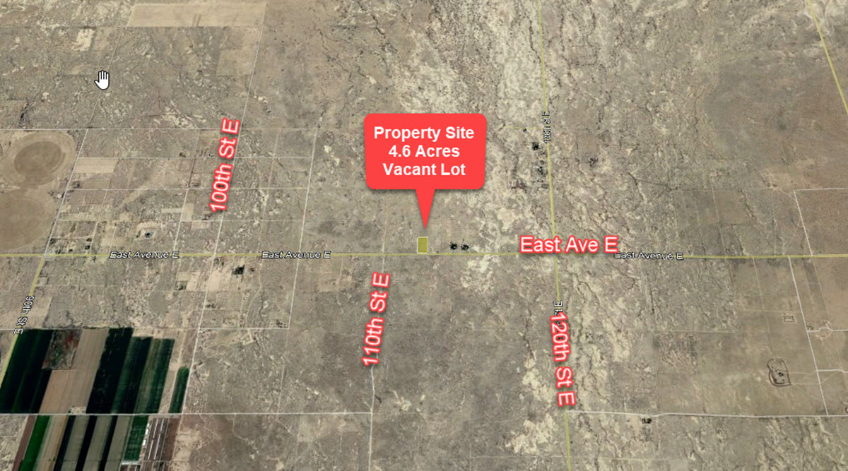 ImageOfProperty_Map2_3310004046 4.6 Acres in Lancaster, CA