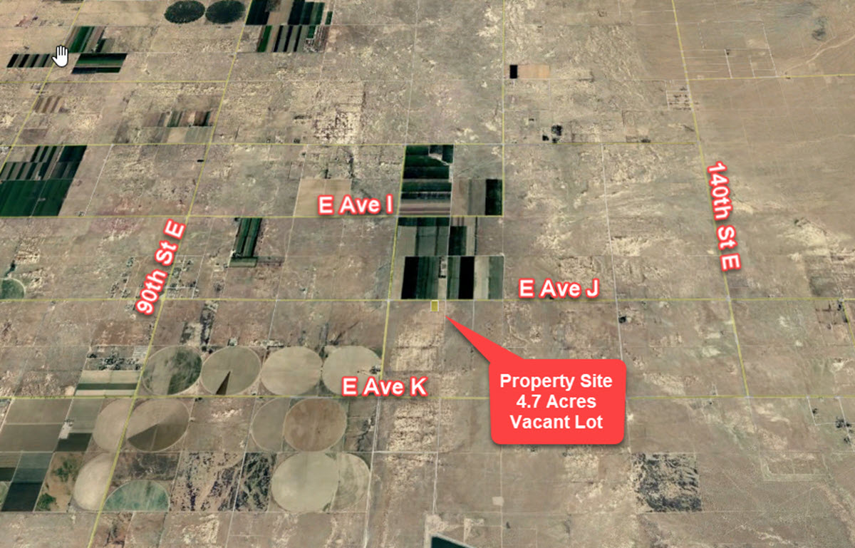 4.7 Acres in Lancaster, CA
