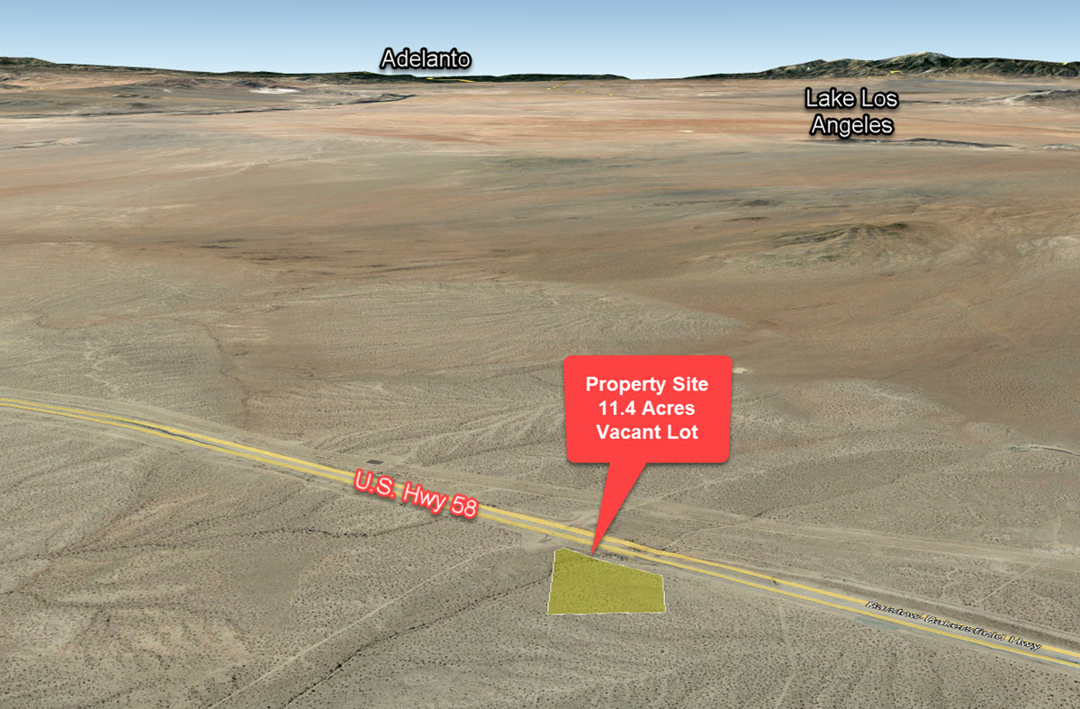 ImageOfProperty_Map2_Terrain_049205162_049205163_ 049205165 11.4 Acres East Kramer Junction, CA North of Highway 58