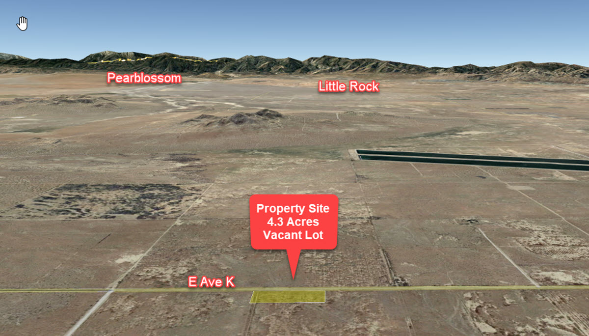 4.3 Acres West of Lancaster, CA Antelope Valley