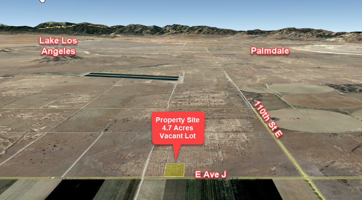 4.7 Acres in Lancaster, CA