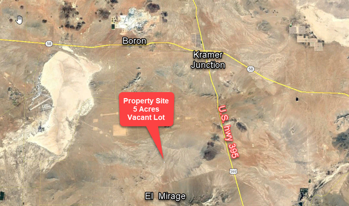 5 Acres in Southwest of Kramer Junction, CA