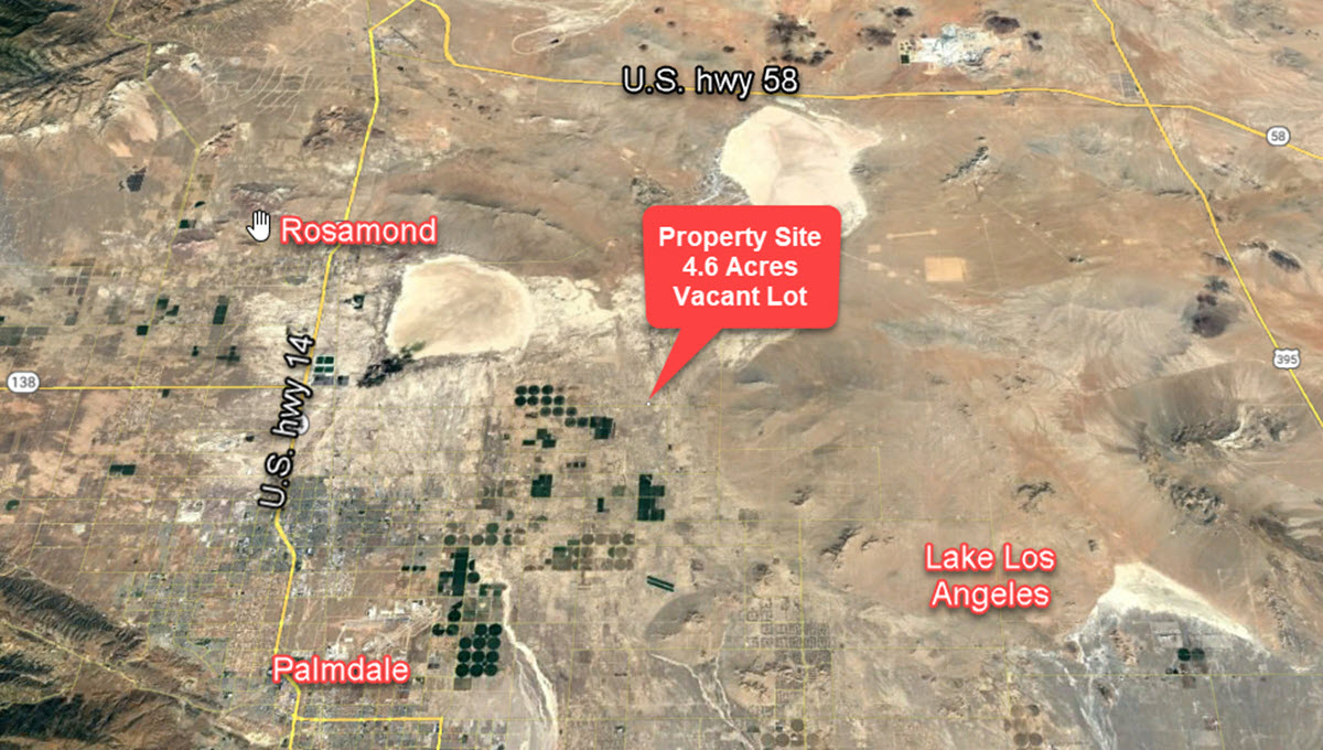ImageOfProperty_Map3_3310004046 4.6 Acres in Lancaster, CA
