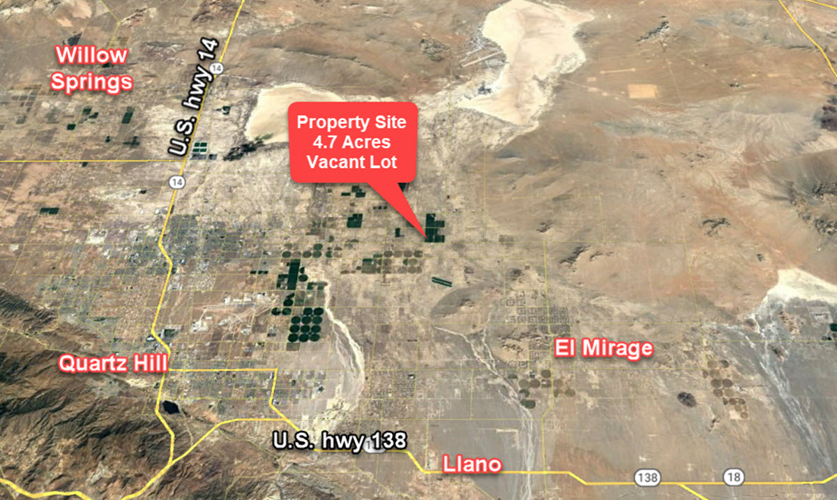 4.7 Acres in Lancaster, CA