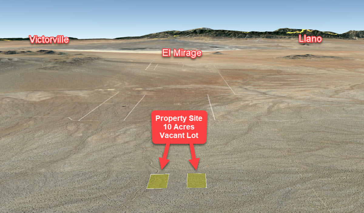 10 Acres (2 parcels) North of Shadow Mountain Village, CA