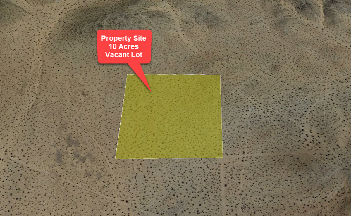 10 acres of beautiful Scenic Residential land in the Community of Hinkley, CA