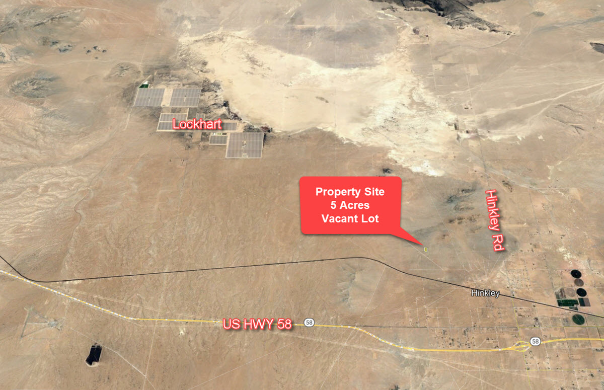 5 Acres in Hinkley, CA North of Highway 58