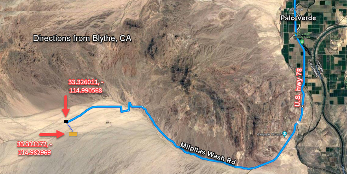 20 acres in Palo Verde, CA
