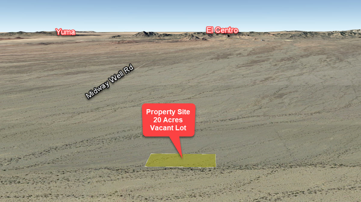 20 acres in Palo Verde, CA