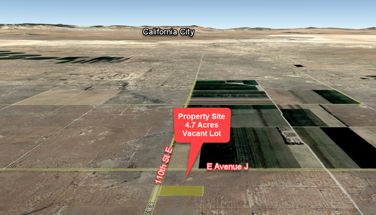 4.7 acres in Lancaster, CA