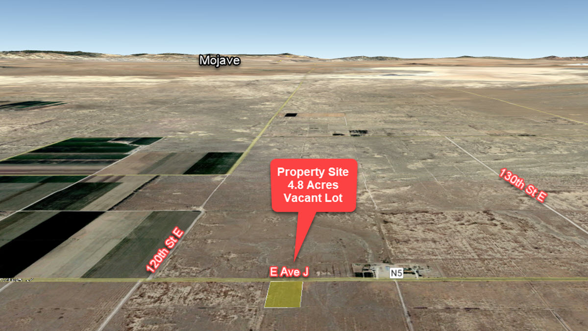 4.8 acres in Lancaster, CA