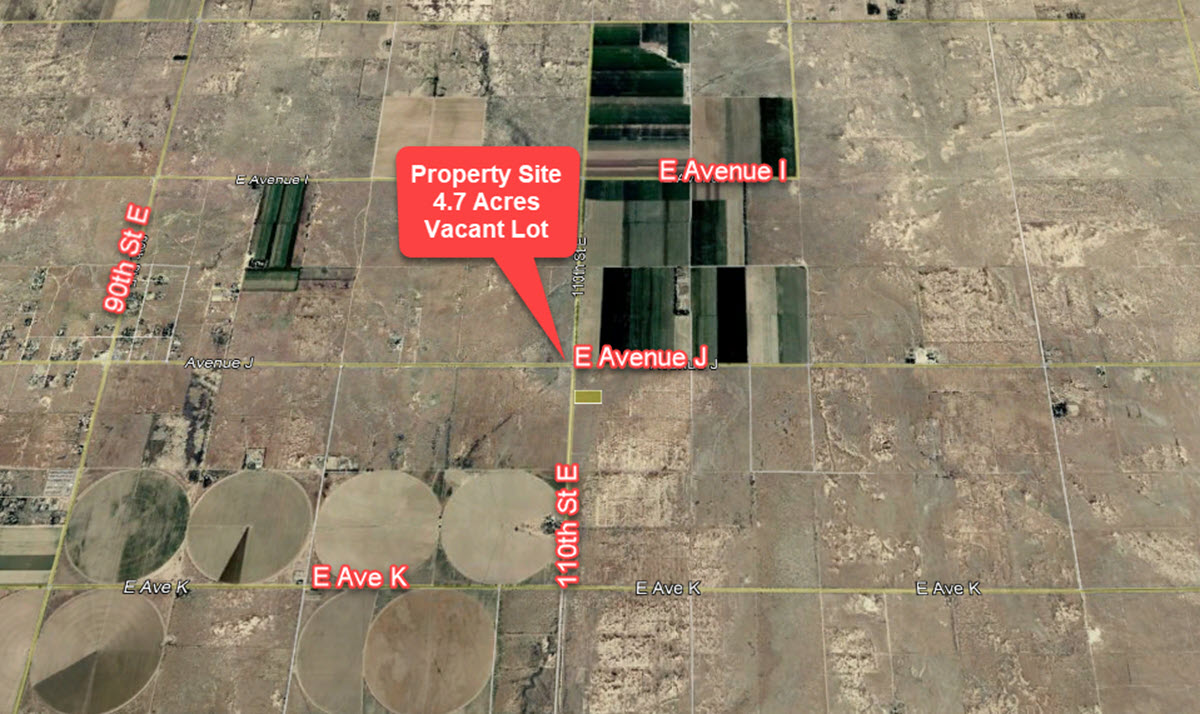 4.7 acres in Lancaster, CA