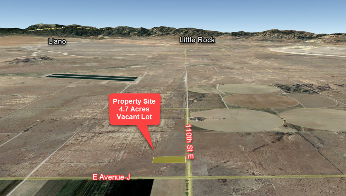 4.7 acres in Lancaster, CA