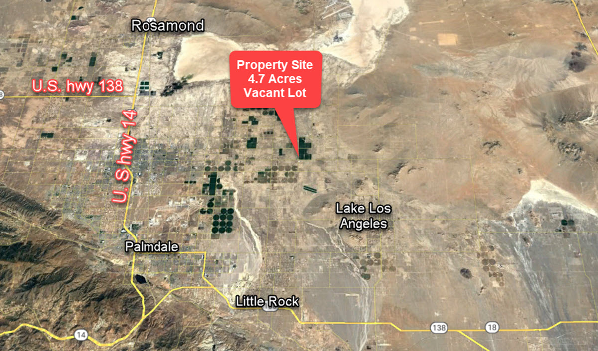 4.7 acres in Lancaster, CA