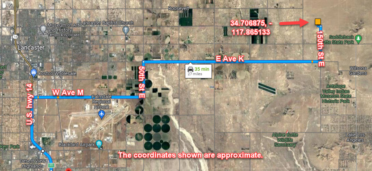 2.5 Acres in Lancaster, CA
