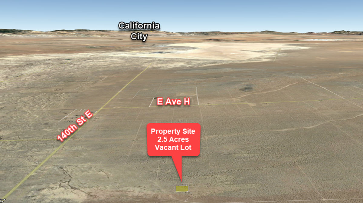 2.5 Acres in Lancaster, CA