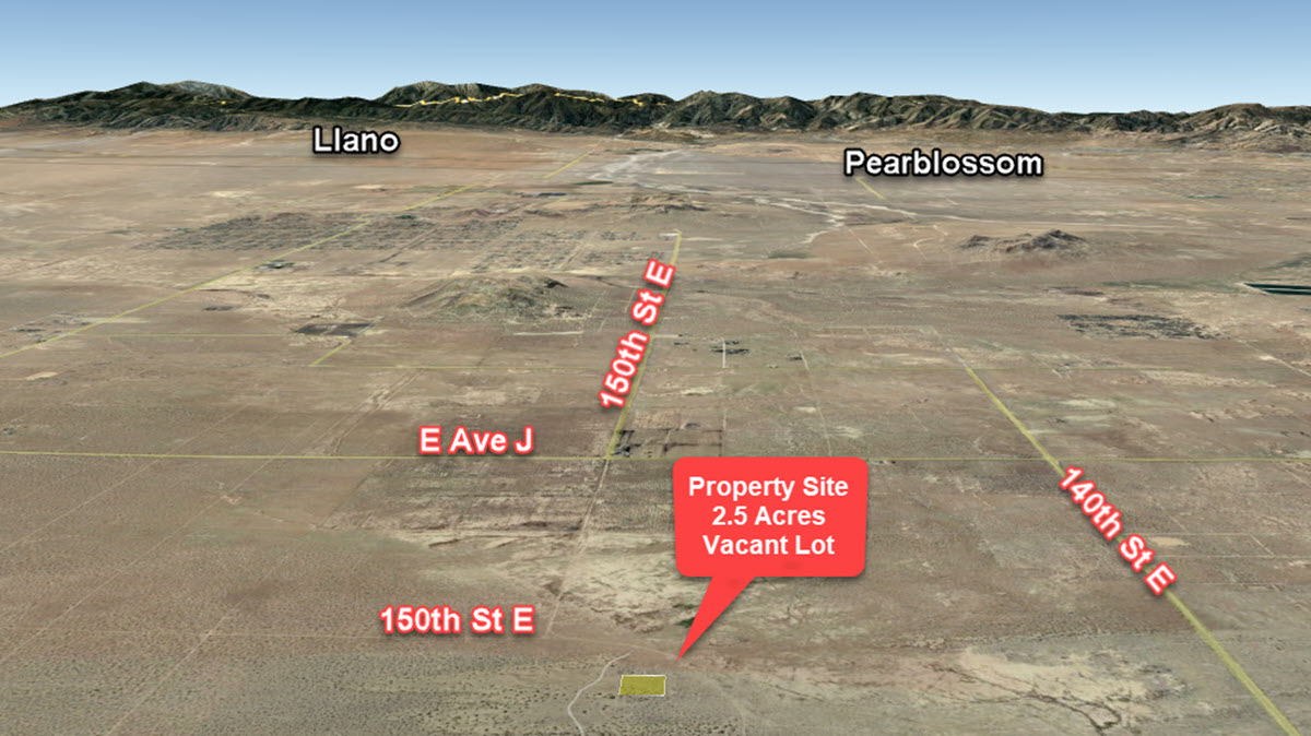 2.5 Acres in Lancaster, CA